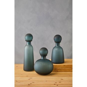 Hira Large Blue Bottle Vase 4