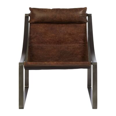Hoxton Brown Leather Chair