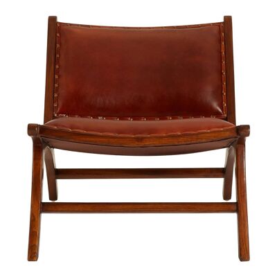 Inca Cow Leather Lounge Chair