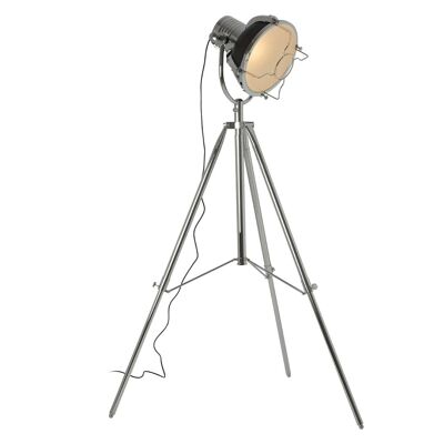 Industrial Revolution Matt Black Floor Lamp