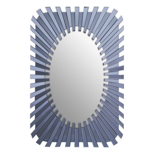 Jade Grey Sunburst Wall Mirror