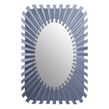 Jade Grey Sunburst Wall Mirror 1