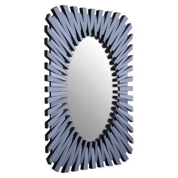 Jade Grey Sunburst Wall Mirror 2