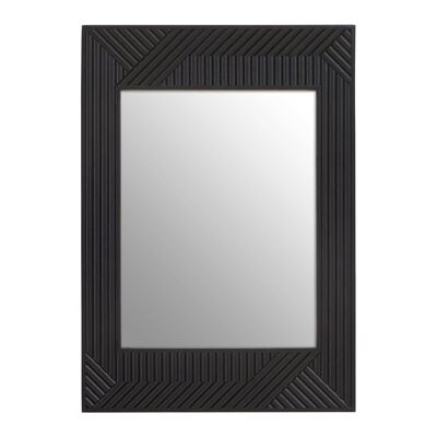 Jakara Black Finish Wall Mirror