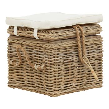 Java Natural Rattan Storage Stool 7