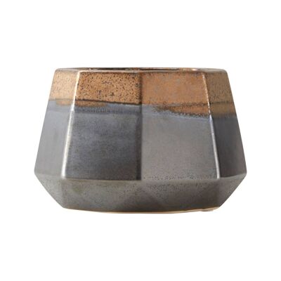 Jet Small Metallic Planter