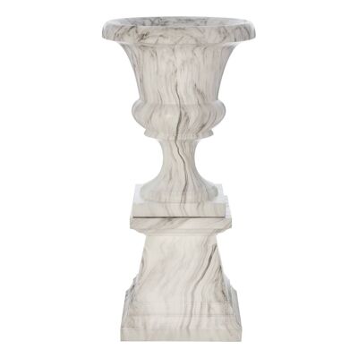 Josten Faux Marble Planter with Pillar