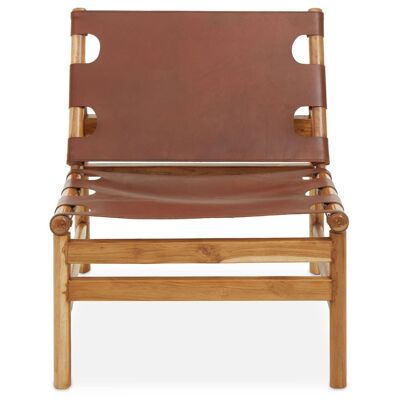 Kendari Antique Leather Chair