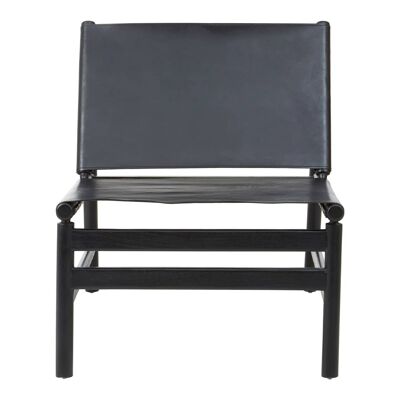Kendari Chair with Black Leather