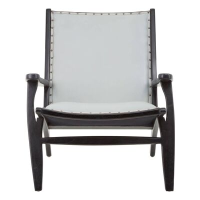 Kendari Grey Leather Chair