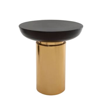 Kensington Townhouse Black and Gold Side Table 1