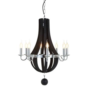 Kensington Townhouse Curved Chandelier 1