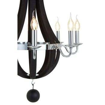 Kensington Townhouse Curved Chandelier 7