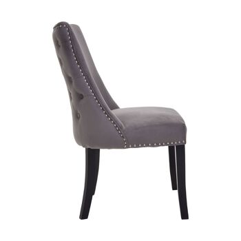 Kensington Townhouse Dark Grey Dining Chair 3