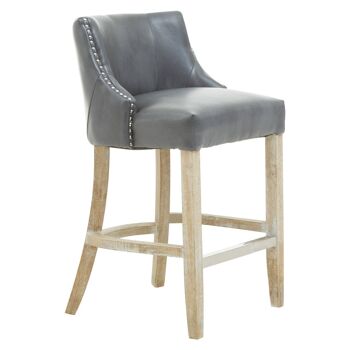 Kensington Townhouse Grey Hevea Bar Chair 5