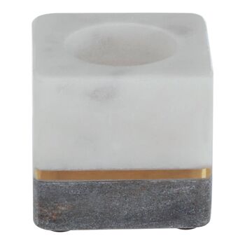 Kira White / Grey Tealight Holder 6