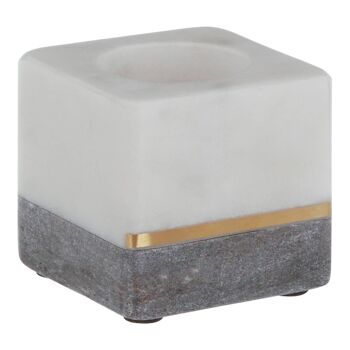 Kira White / Grey Tealight Holder 7