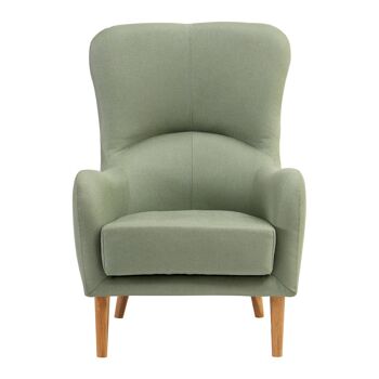 Kolding Green Fabric Chair 1