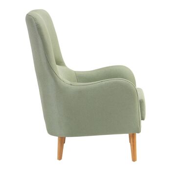 Kolding Green Fabric Chair 3