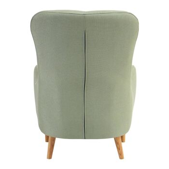 Kolding Green Fabric Chair 4