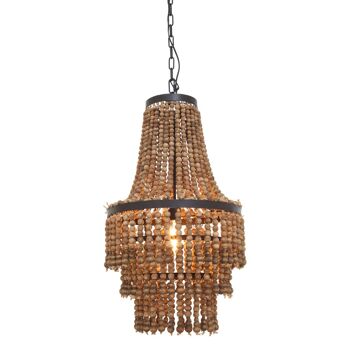 Lapiz Wood Chandelier 3