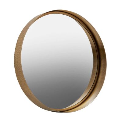 Leonov Medium Gold Finish Wall Mirror