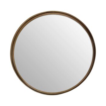 Leonov Small Gold Finish Wall Mirror 2