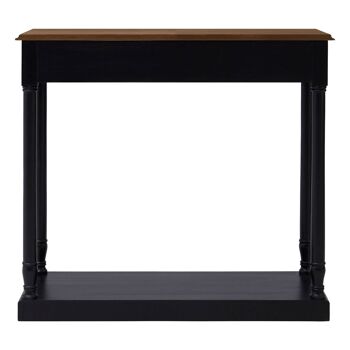 Loire 1 Drawer Black Console Table 4