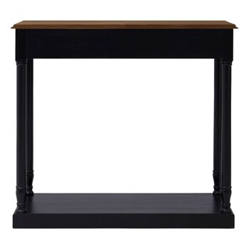 Loire 1 Drawer Black Console Table 8