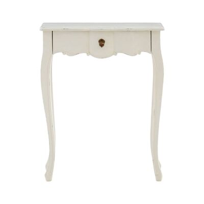 Loire 1 Drawer White Console Table