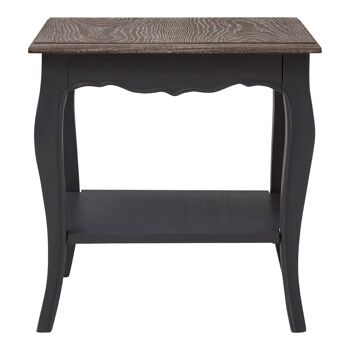 Loire Dark Grey Single Shelf Console Table 1