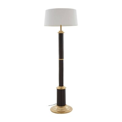 Macey Black & Gold Floor Lamp