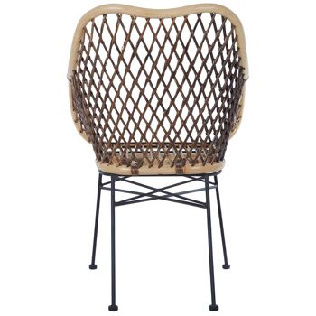 Manado Natural Rattan Armchair 4