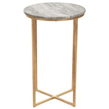 Mandoli Natural Marble Side Table 6