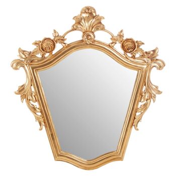 Marseille Gold Finish Tapered Wall Mirror 1