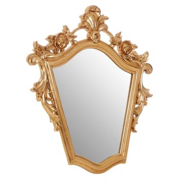 Marseille Gold Finish Tapered Wall Mirror 2