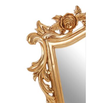 Marseille Gold Finish Tapered Wall Mirror 7