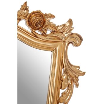 Marseille Gold Finish Tapered Wall Mirror 8