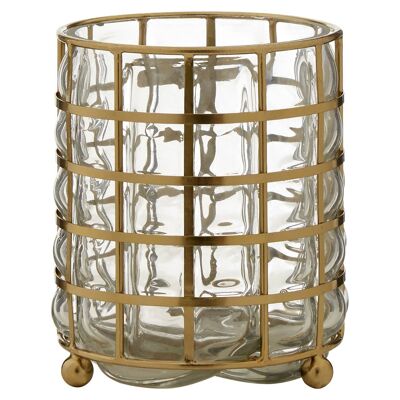 Martina Small Wireframe Hurricane Lamp