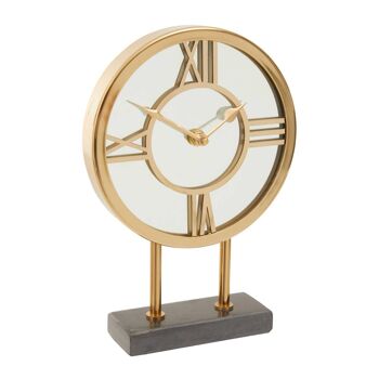 Mateo Black Marble Base Clock 2