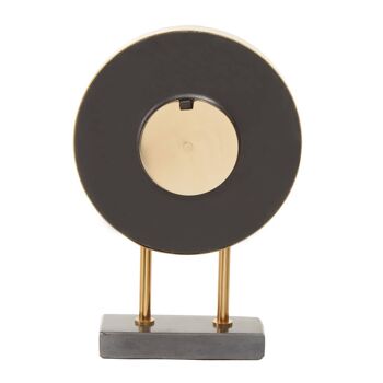 Mateo Black Marble Base Clock 3