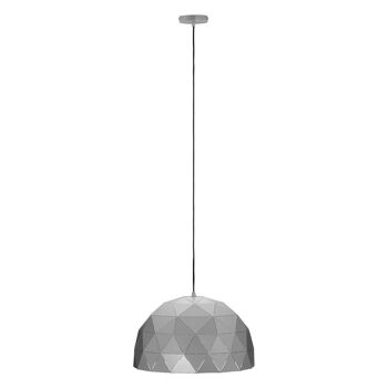 Mateo Medium Silver Dome Pendant Light 5