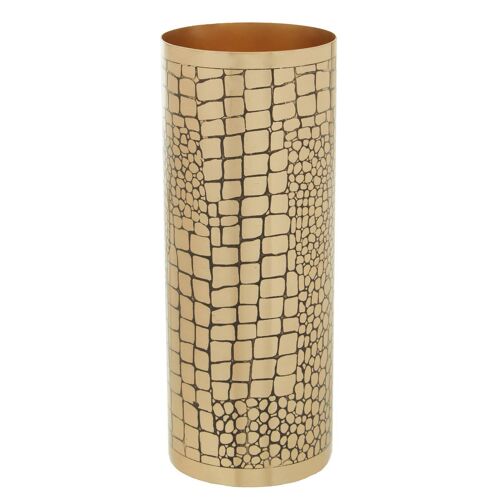 Meko Large Croc Pattern Vase