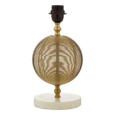 Melora Round Gold Finish Table Lamp