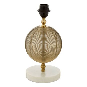 Melora Round Gold Finish Table Lamp 2