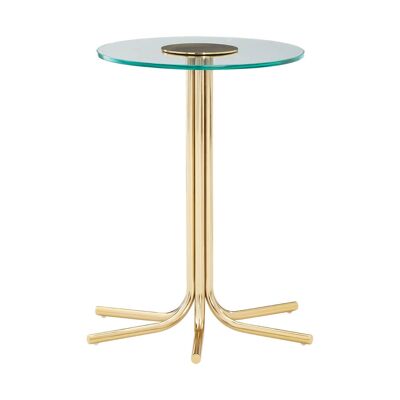 Miley Side Table with Glass Top