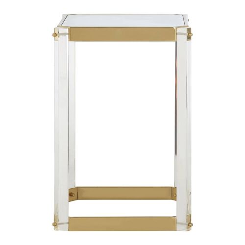 Miley Side Table with Mirrored Top