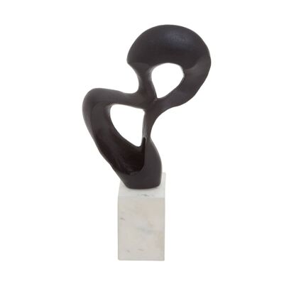 Mirano Black Finish Knot Sculpture