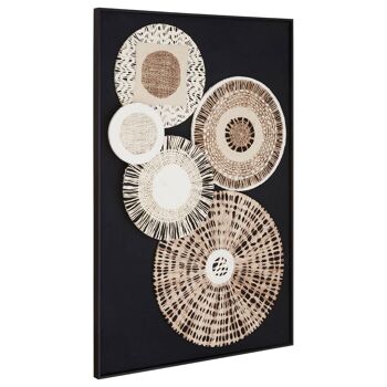 Modello Natural/black Paper Design Wall Art 3