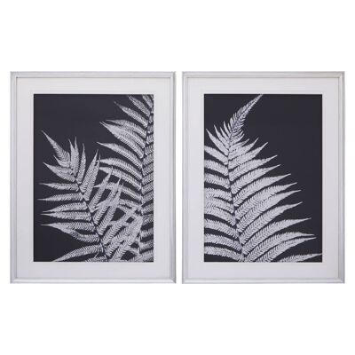Nason Set of Two Leaf Print Wall Art